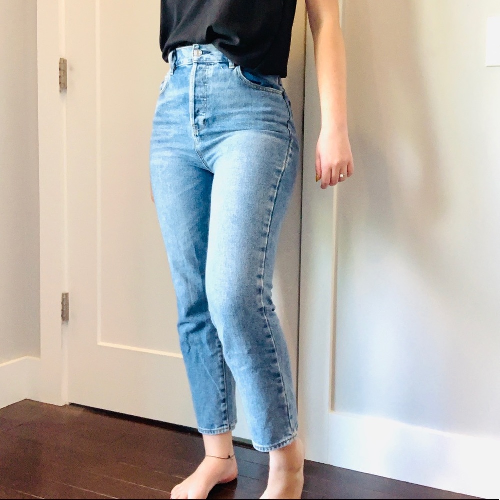 PACSUN NWOT medium high waisted straight leg jeans